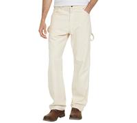Dickies Men's Relaxed Fit Trousers Utility De Relajado Porto, Pintor, Com Ajuste, Relaxado, Pantalones, اLLE LLE اelerر اLER ر 1 Painters Pants, White, 32 W/34 L