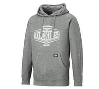 Dickies Men's Rockfield Hooded Sweatshirt, Grey, S