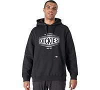 Dickies Mens Rockfield Workwear Cotton Hoodie Sweater - Black - Size Medium