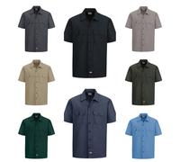 Dickies Men's Shirt Short Sleeve Casual Original Fit Button Up Work Shirt 1574