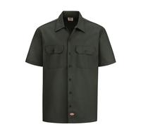 Dickies Men's Shirt Short Sleeve Casual Original Fit Button Up Work Shirt 1574
