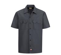 Dickies Men's Shirt Short Sleeve Casual Original Fit Button Up Work Shirt 1574