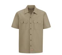 Dickies Men's Shirt Short Sleeve Casual Original Fit Button Up Work Shirt 1574