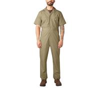 Dickies Men's Short Sleeve Coverall, Khaki, XX-Large Regular