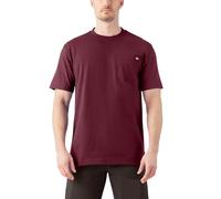 Dickies Men's Ws450by Henley Shirt, Burgundy, XL