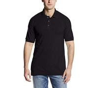 Dickies Men's Short-Sleeve Pique Polo Shirt, Black, Large