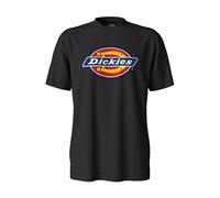 Dickies Mens Short Sleeve Tri-Color Logo Graphic T-Shirt, Knit Black, M