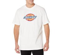 Dickies Men's Short Sleeve Wordmark Graphic T-Shirt, White, 2X