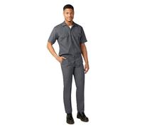 Dickies Men's Short Sleeve Work Shirt, Charcoal, XL