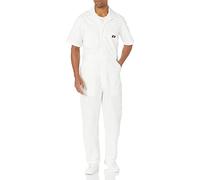 Dickies Men's Short-Sleeve Coverall Work Suit, White, XXL