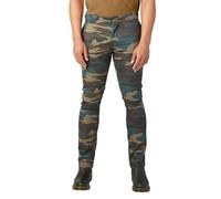 Dickies Men's Skinny Fit Work Business Casual Pants, Hunter Green Camo, 29W x 32L