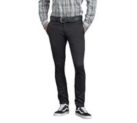 Dickies mens Skinny Fit Work Pants, Black, 33W x 30L