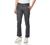 Dickies Men's Skinny Straight Double Knee Work Pant, Charcoal V1, 36W x 32L