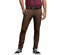 Dickies Men's Skinny Straight Double Knee Work Pant, Timber Brown V1, 32W / 30L