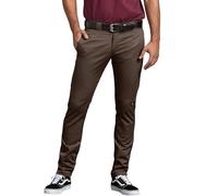 Dickies Men's Skinny Straight Double Knee Work Pant Utility, Steel Blue, 33W x 30L