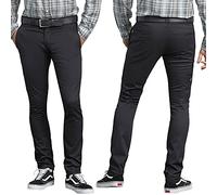 Dickies Men's Skinny Straight-Fit Work Pant, Black, 38W x 32L