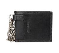 Dickies Men's Slim Everyday Leather Bifold Chain Wallet, Black - Detachable Card Case, One Size, Slim Everyday Leather Bifold Chain Wallet