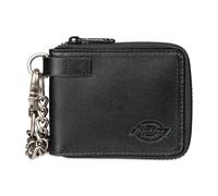 Dickies Men's Slim Everyday Leather Bifold Chain Wallet, Black - Zip Around, One Size, Slim Everyday Leather Bifold Chain Wallet