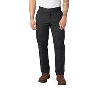 Dickies Men's Slim Fit Cargo Business Casual Pants, Black, 32W x 34L