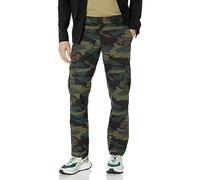Dickies Mens Slim Fit Cargo Pants, Hunter Green Camo, 34W / 34L