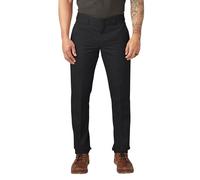 Dickies Men's Slim Fit Tapered Leg Multi-use Pocket Work Pants Business Casual, Black, 34W x 32L