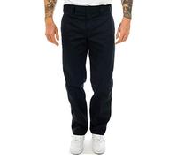 Dickies Men's Slim Straight Workwear Trousers, Dark Navy, 32W 32L UK