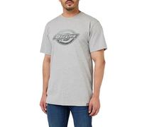 Dickies Men's SS Logo Graphic T-Shirt 2, Heather Grey, L
