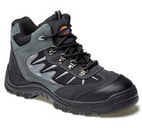 Dickies Men's Storm S1-P Safety Trainers FA23385A Grey/Black 11 UK, 45 EU Regular - EN safety certified