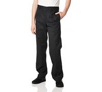 Dickies Men's Straight Work Slim Trousers, Black - 36W x 32L