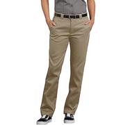 Dickies Men's Straight Work Slim Trousers, Brown (Khaki) - 32W x 32L