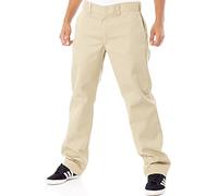 Dickies Men's Straight Work Slim Trousers, Green - Khaki - 34W / 30L