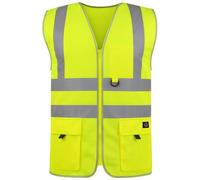Dickies Men's Technical Yellow Hi-Vis Vest | Size: 3XL Dickies Yellow 3XL