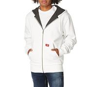 Dickies Men's Thermal-Lined Fleece Hoodie, White, XL