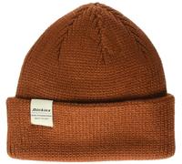 Dickies Men's Thick Knit Beanie Hat, Brown, One Size