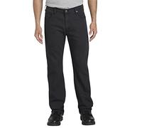 Dickies Men's Tough Max Duck 5-Pocket Pant, Stonewashed Black, 34W x 30L