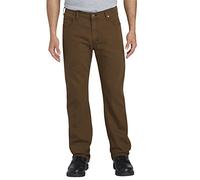Dickies Men's Tough Max Duck 5-Pocket Pant, Stonewashed Timber, 34W x 32L