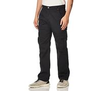 Dickies Men's Tough Max Duck Cargo Pant Work Utility, Stonewashed Black, 42W x 30L