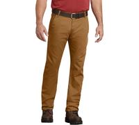 Dickies mens Tough Max Duck Carpenter Pants Stonewashed Brown Duck 34W x 32L US