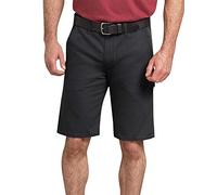 Dickies Men's Tough MAX Duck Carpenter Short Work Utility, Stonewashed Black, 36