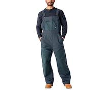 Dickies Mens Tradebuilt Wax Coated Canvas Double Front Bib, Airforce Blue, L