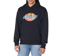 Dickies Men's Tricolor DWR Pullover Fleece Hooded Sweatshirt, Dark Navy, S