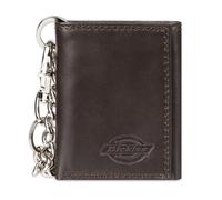 Dickies Men's Trifold Chain Accessory-Travel Wallet, Brown, No Size