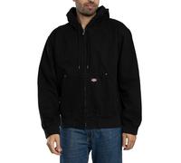 Dickies Men's Unlined Canvas Barn Hooded Jacket, Black, M