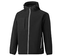 Dickies Mens Waterproof Jacket Breathable Windproof Fleece Lined Hood SOFTSHELL Warm 7023 (S)