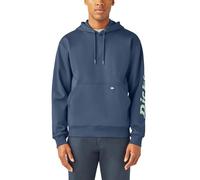 Dickies mens Wordmark Dwr Pullover Fleece, Blue, M