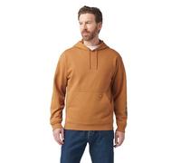 Dickies Men's Wordmark DWR Pullover Fleece Hooded Sweatshirt, Brown Duck, M
