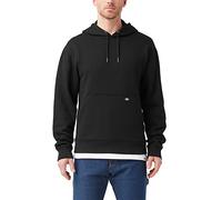 Dickies Men's Wordmark DWR Pullover Fleece Hooded Sweatshirt, Knit Black, XL