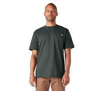 Dickies Men's Ws450fh Henley Shirt, Hunter Green, Medium