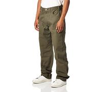 Dickies mensDU336Relaxed Straight Sanded Duck Carpenter Jean Jeans - Green - 32W x 34L