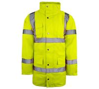 Dickies Motorway Safety Mens Yellow Waterproof Jacket